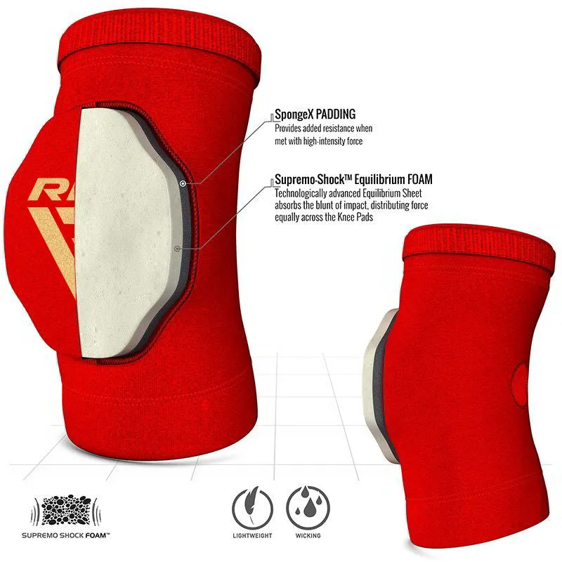 RDX K1 Ginocchiera Muay Thai MMA Gel Certificata CE