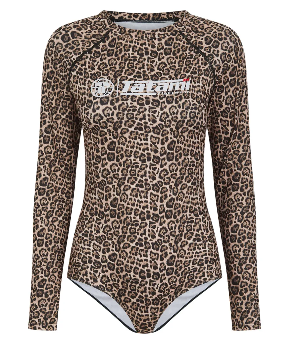 Tatami Fightwear Helena Leotard Leopard Donna Lunga