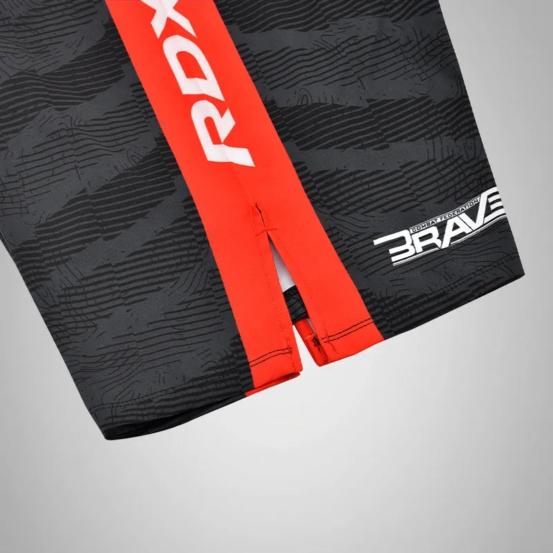 RDX Brave B1 pantaloncini MMA microelastic