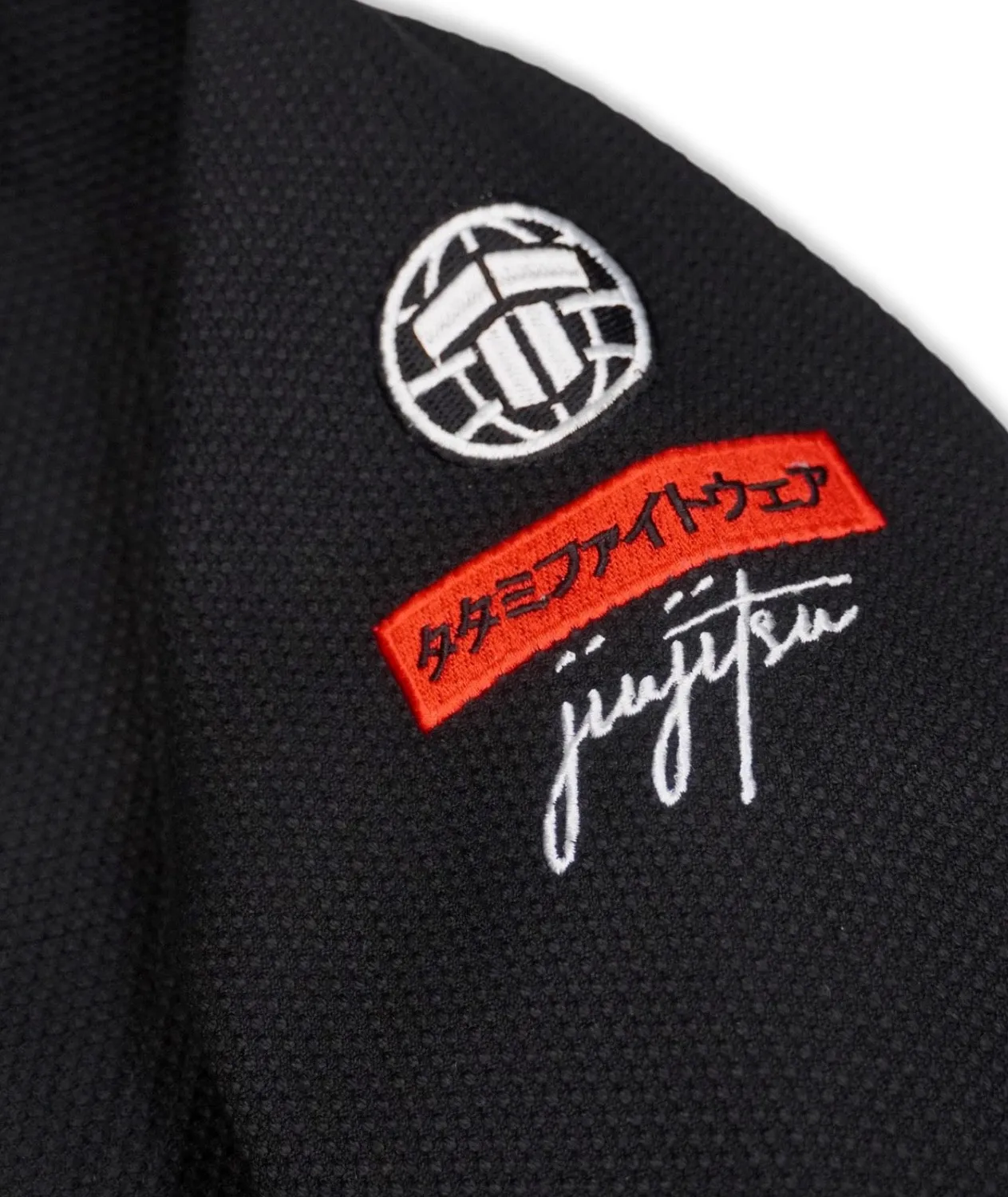 Tatami Aspect kimono BJJ bambino nero pearl weave