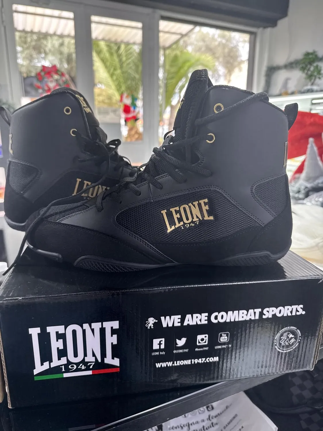 Leone1947 Premium stivaletti boxe leggeri suola avvolgente
