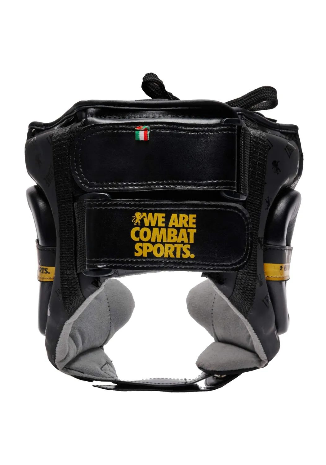 Leone1947 CS445 casco boxe nero in ecopelle protezione