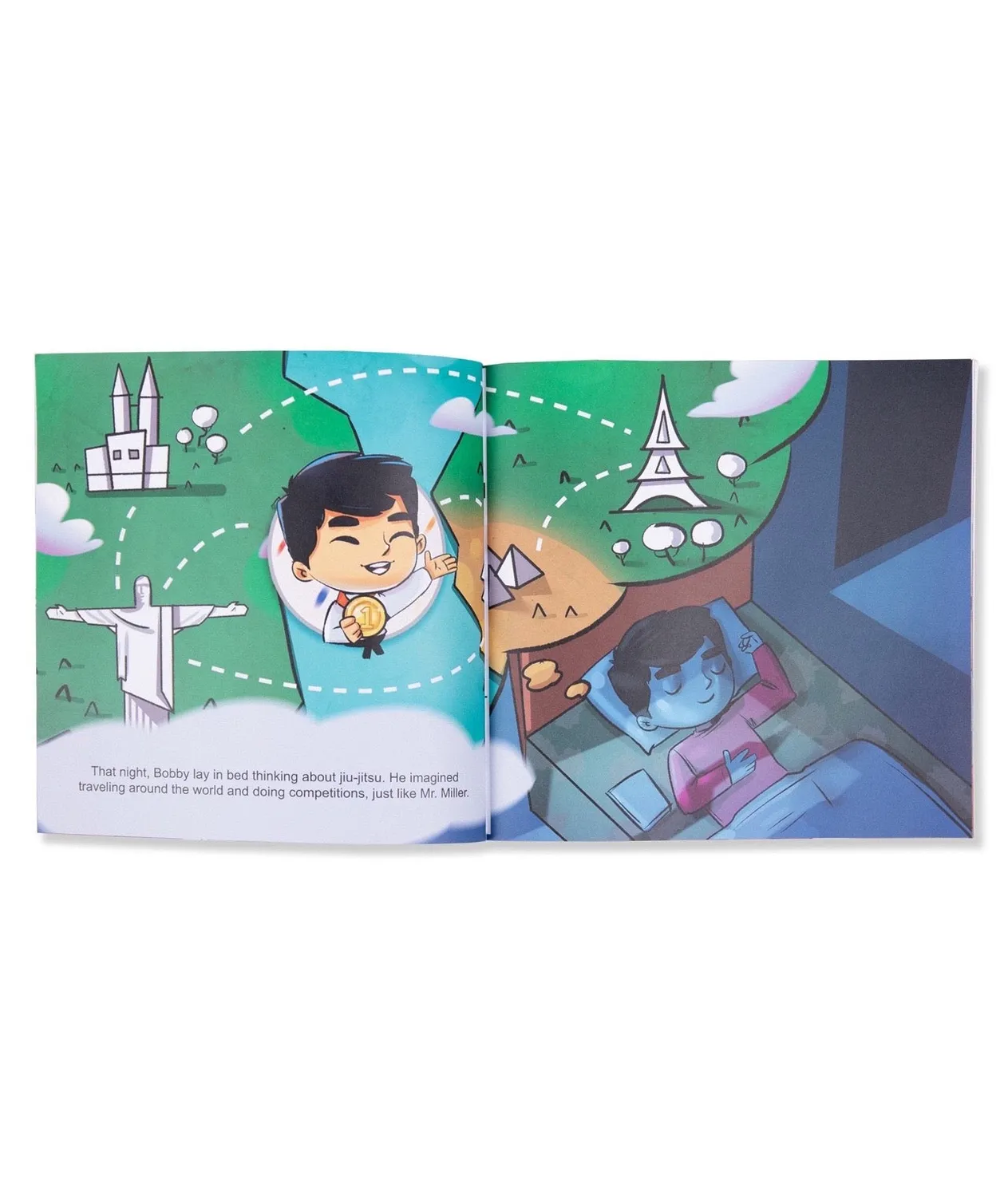 Tatami Jiu Jitsu And Me Children's Reading Book bambini