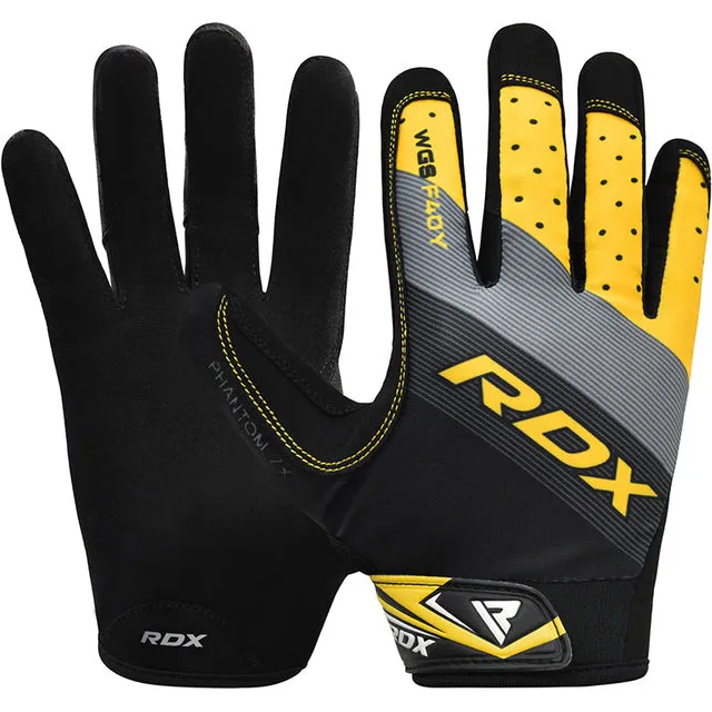 RDX F40 guanti palestra dita lunghe traspiranti