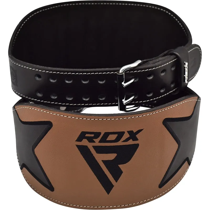 RDX 6 Inch Cintura Palestra Pelle Sollevamento Pesi