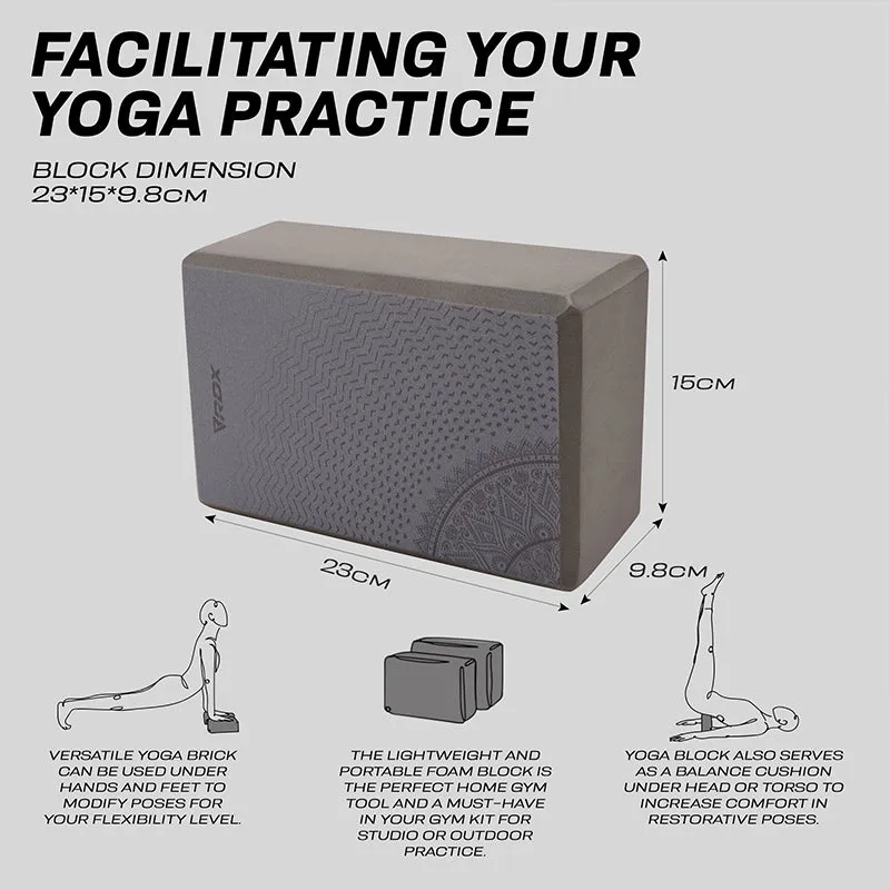 RDX D18 Blocco Yoga EVA Antiscivolo 23x15cm