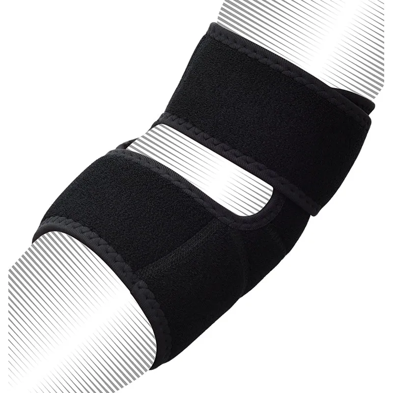 RDX E201 Gomitiere Fitness Doppio Cinturino Nera
