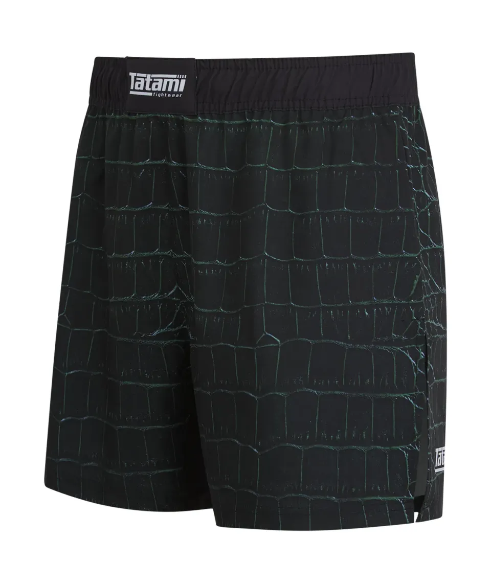 Tatami Crocodile Shorts MMA Taglio Alto 15cm
