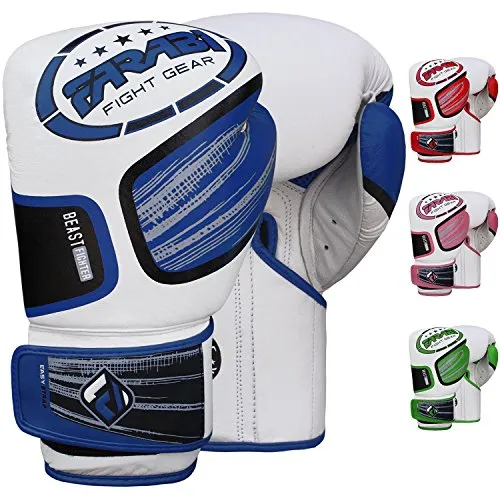 Farabi Beast guantoni boxe 14 oz pelle bovina