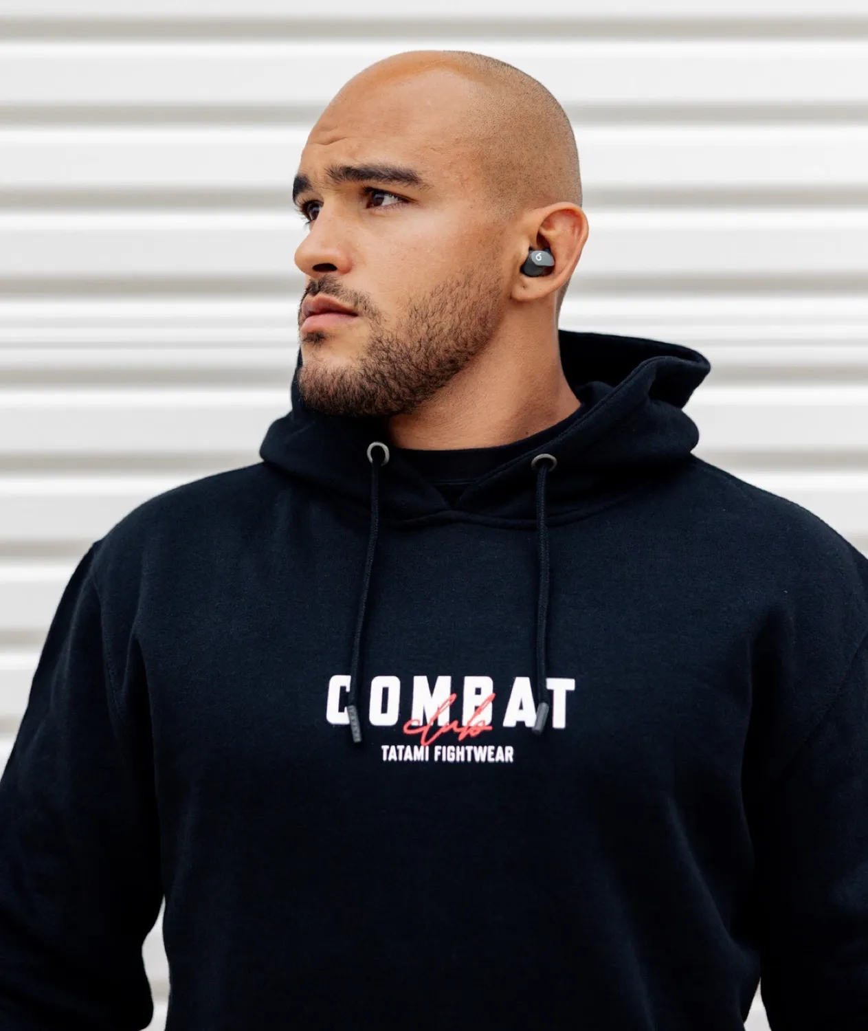 Tatami Combat Club Felpa Uomo Nera con Cappuccio