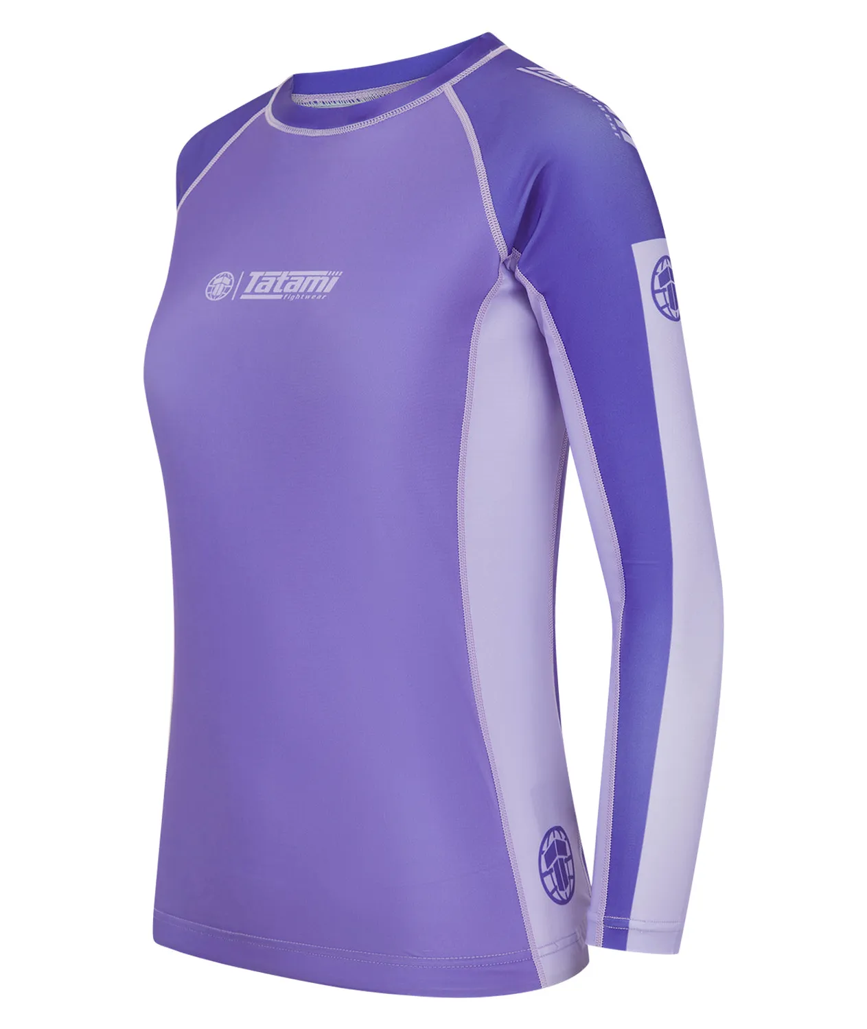 Tatami Contrast rash guard donna viola manica lunga