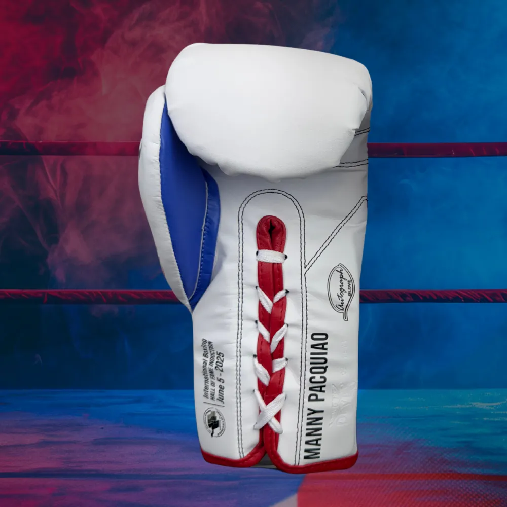 Cleto Reyes Manny Pacquiao Guanto Collezione Autografo