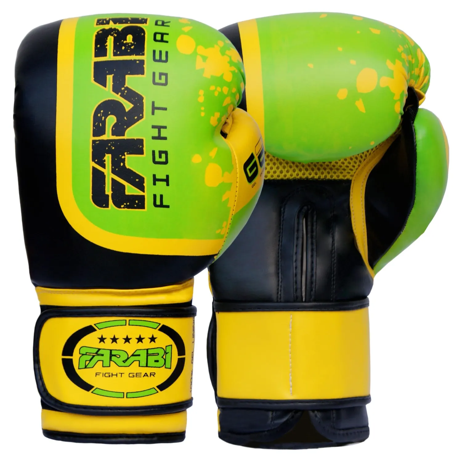 Farabi Guantoni Boxe Verde Ventilati Sparring