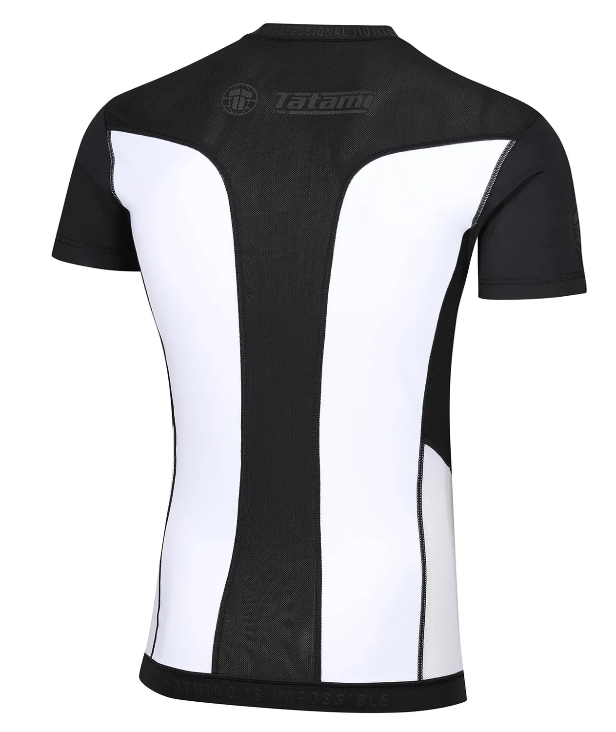 Tatami Fightwear Pro Rash Guard bianca manica corta uomo
