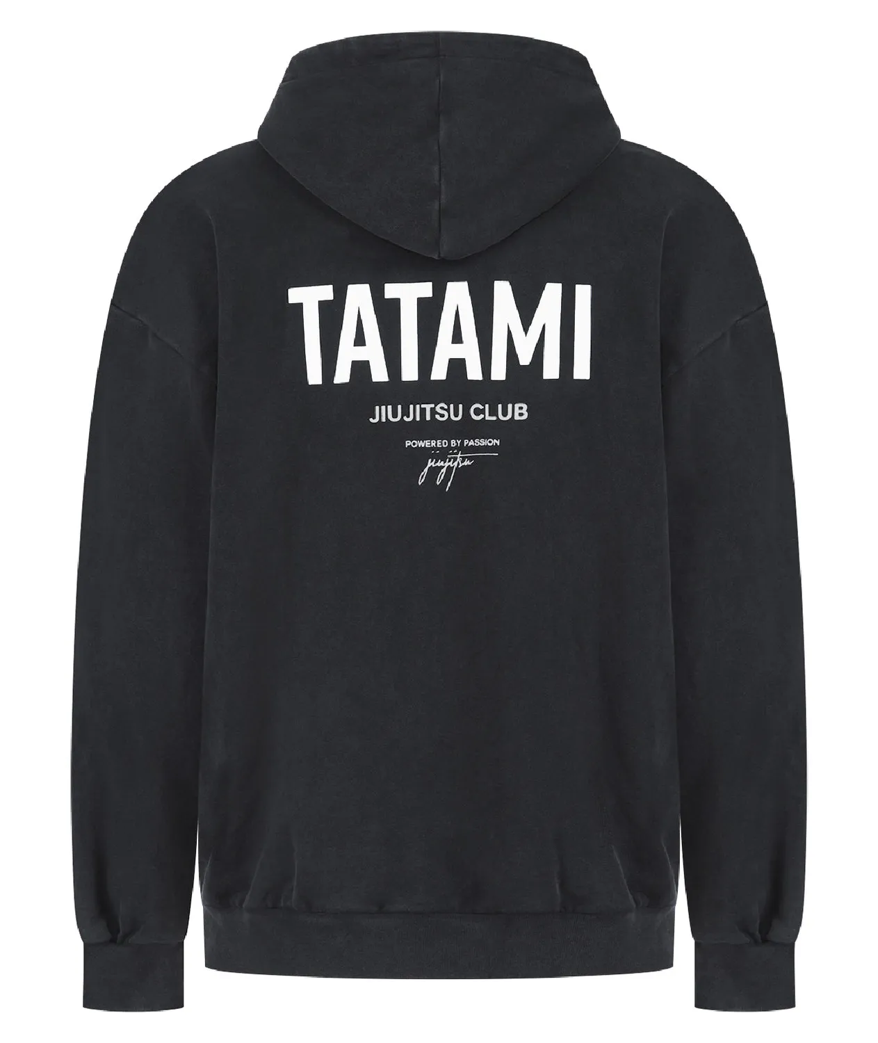 Tatami JJ Club Stonewashed Hoodie felpa grigia cotone