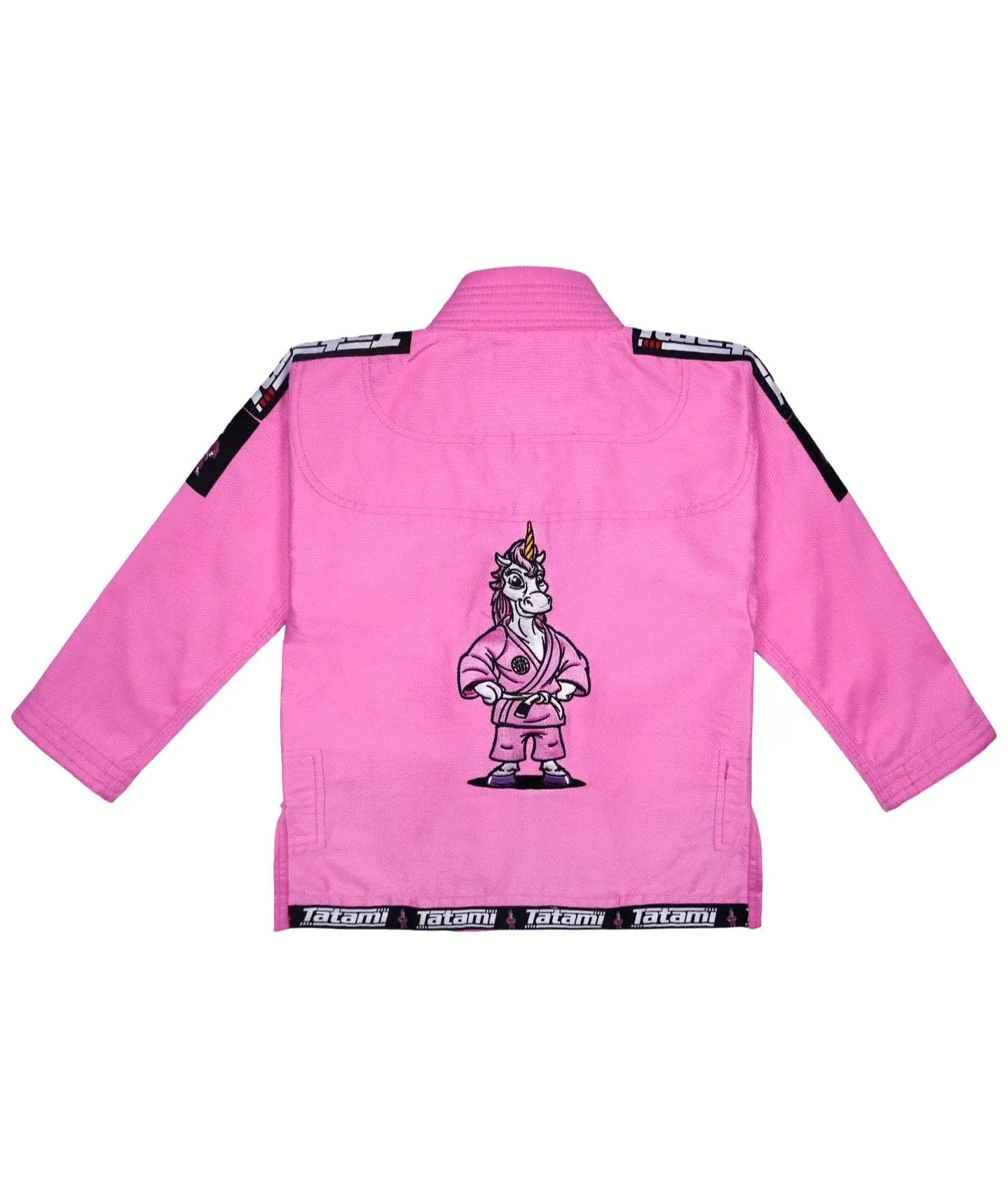 Tatami Mini Grapplers Pink kimono BJJ bimbo con cintura