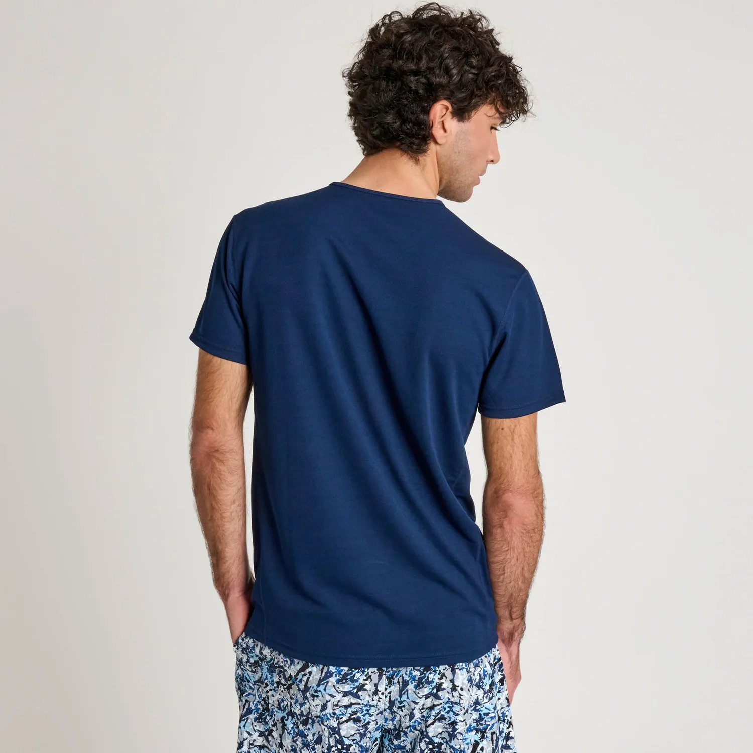 Leone1947 Logo ABX106 T-Shirt Uomo Blu Scuro L gym