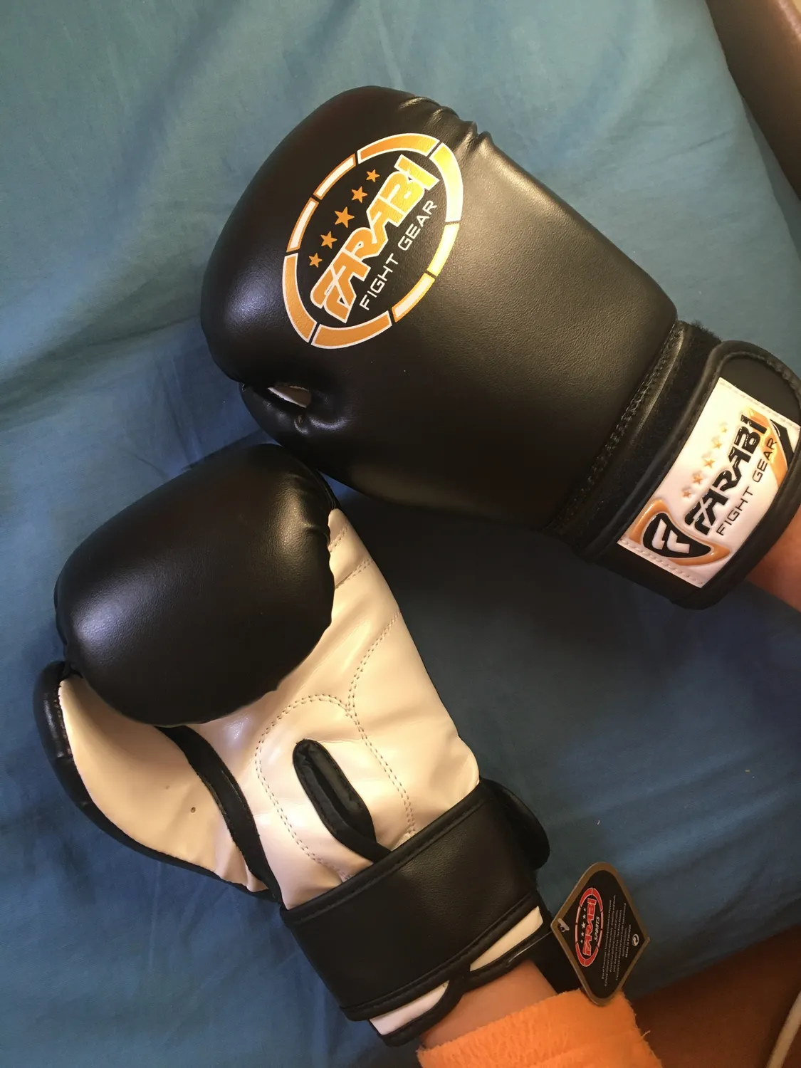Farabi guanti boxe bambino 4 oz rosa sintetici