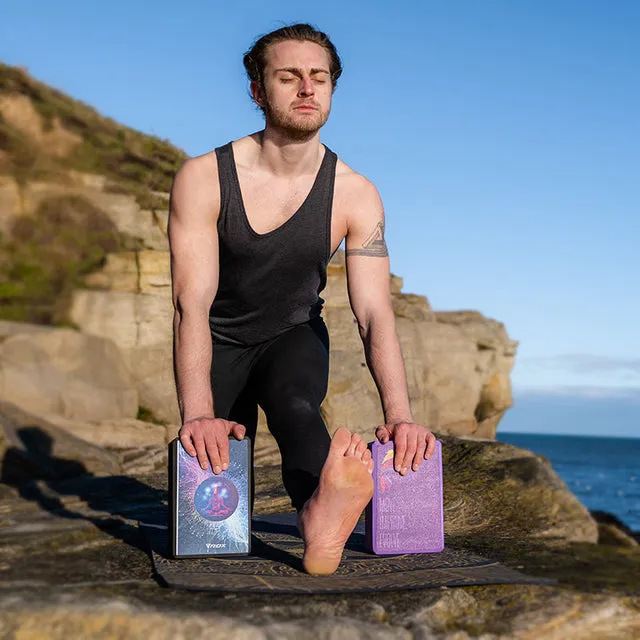 RDX D5 blocco yoga EVA alta densità antiscivolo