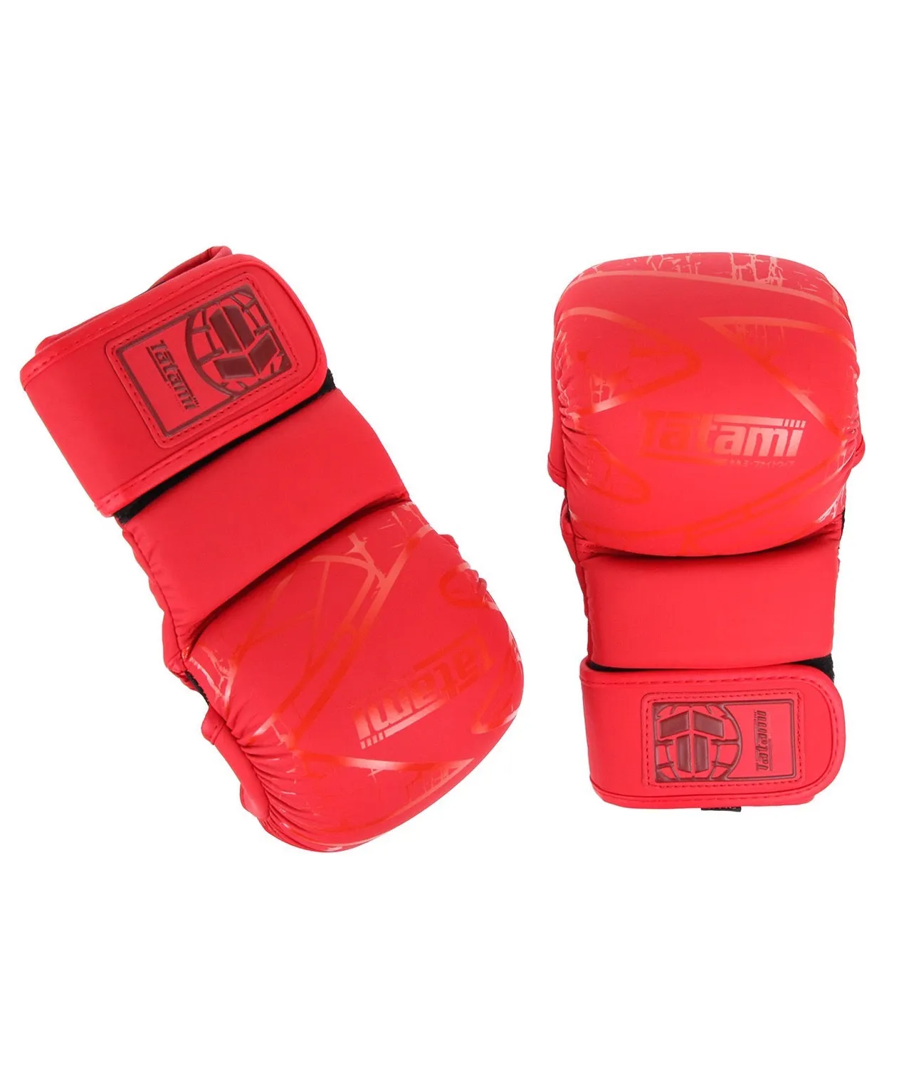 Tatami Fightwear Obsidian 6oz guanti MMA rossi L/XL sparring