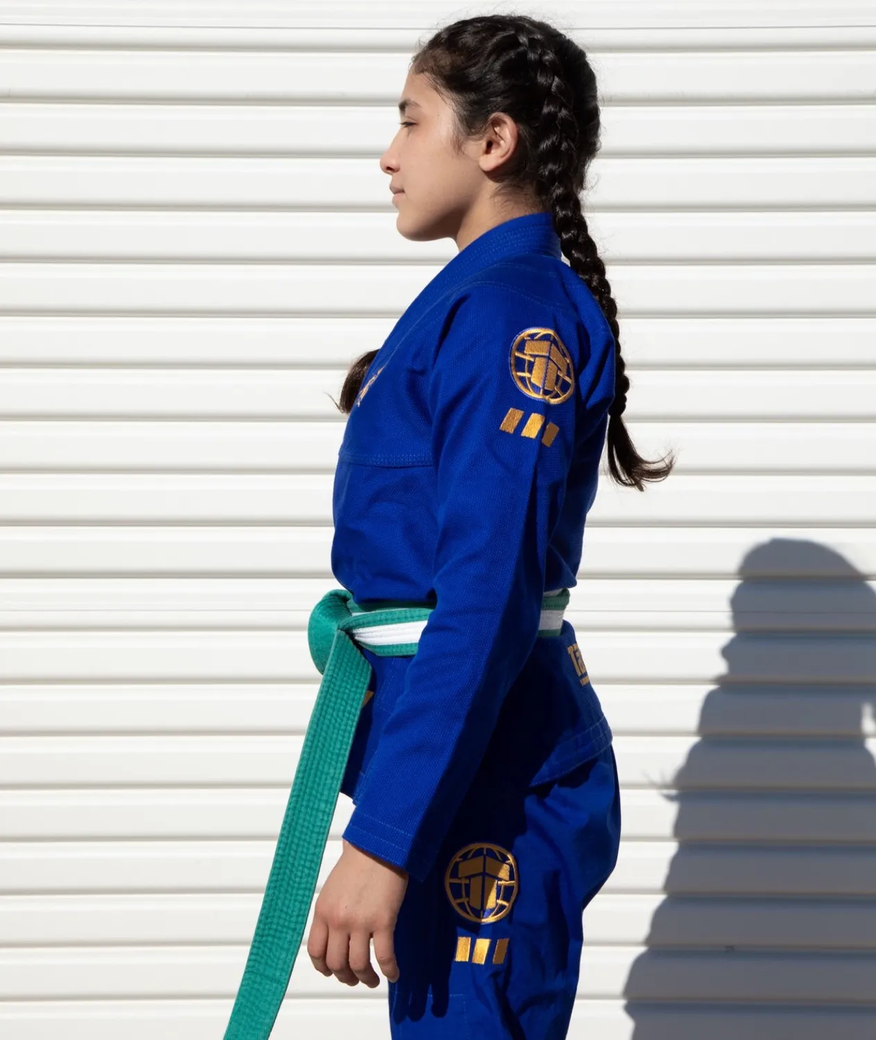 Tatami Pro Series Kimono BJJ Bambino Blu Oro