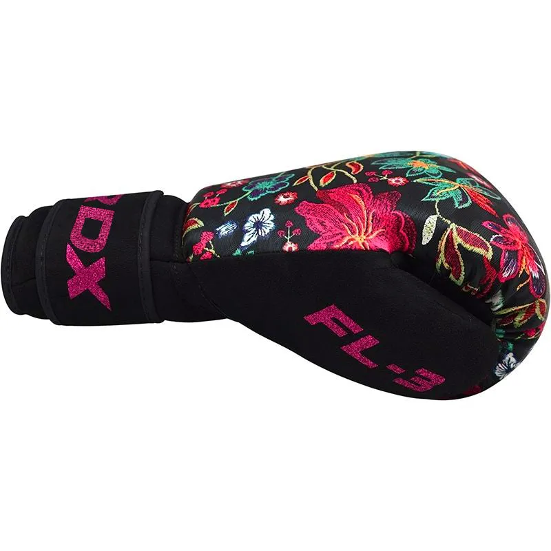 RDX FL3 guanti boxe set focus pad Flora Skin bimbi