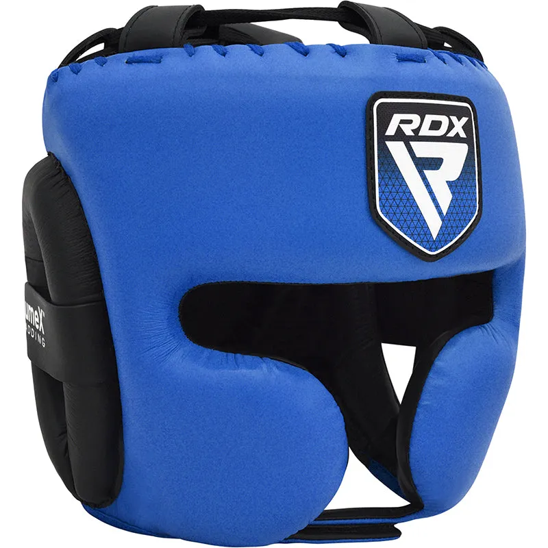 RDX Apex Casco Boxe con Protezione Guance Rosso M