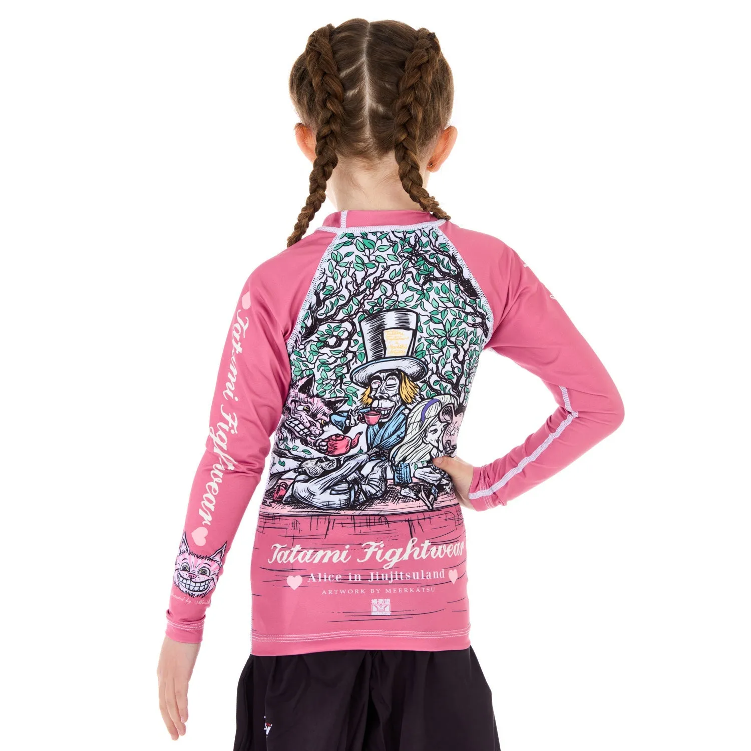 Tatami Meerkatsu Alice rash guard bambino manica lunga