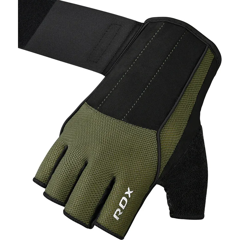 RDX W3 Guanti Palestra Neri Antiscivolo Taglia S