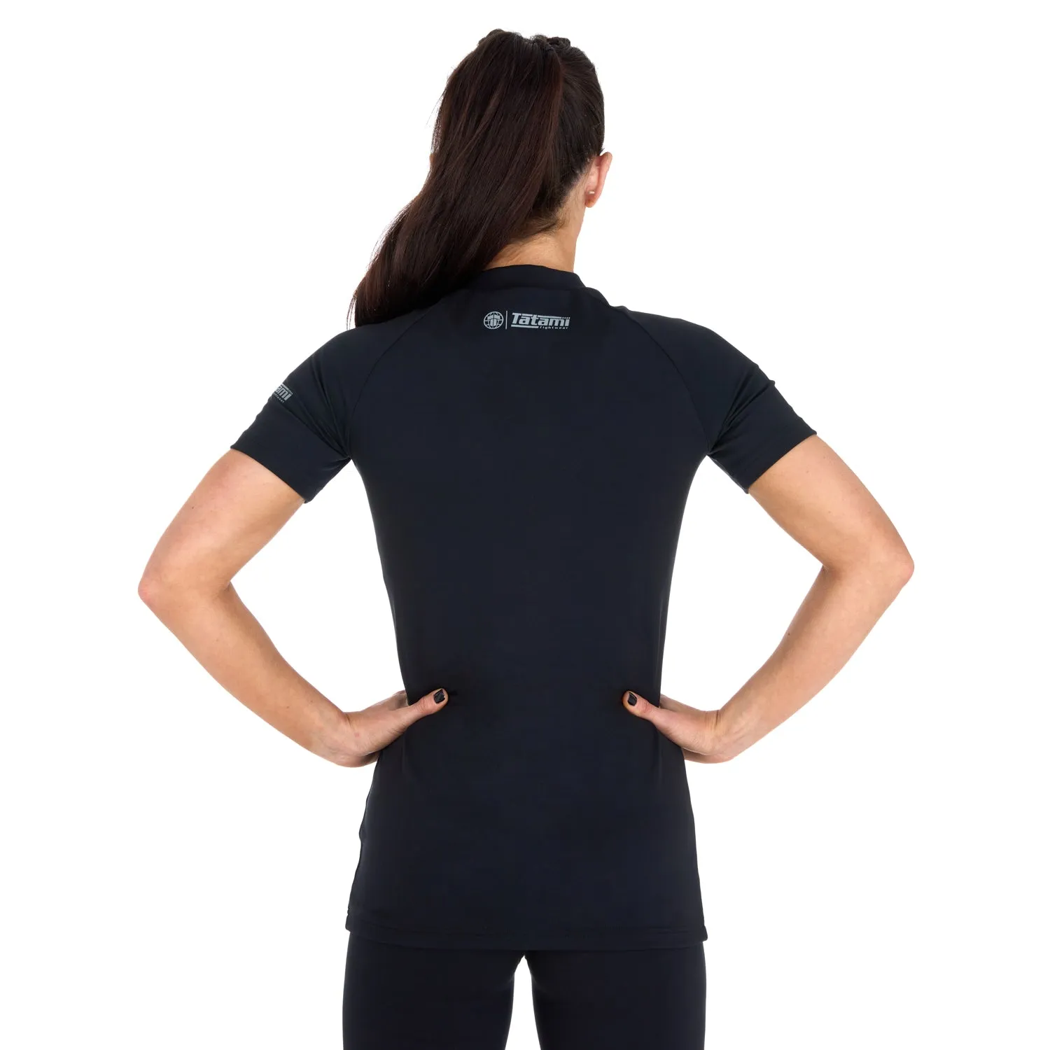 Tatami Ladies Fusion Black rash guard donna manica corta