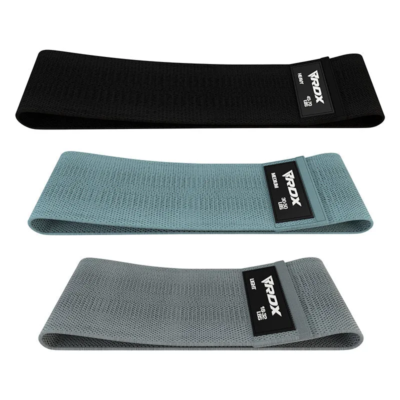 RDX CG Bande Elastiche Tessuto Set 3 Pezzi