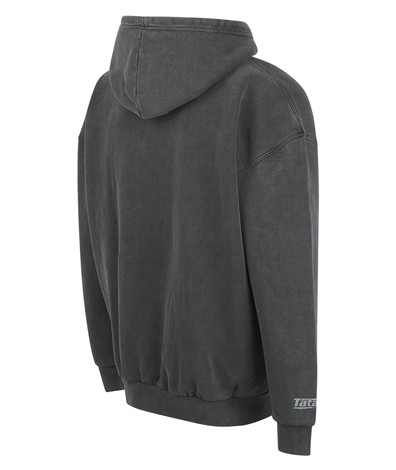 Tatami Fightwear Icon Hoodie Felpa Grigia Stonewashed 350 GSM