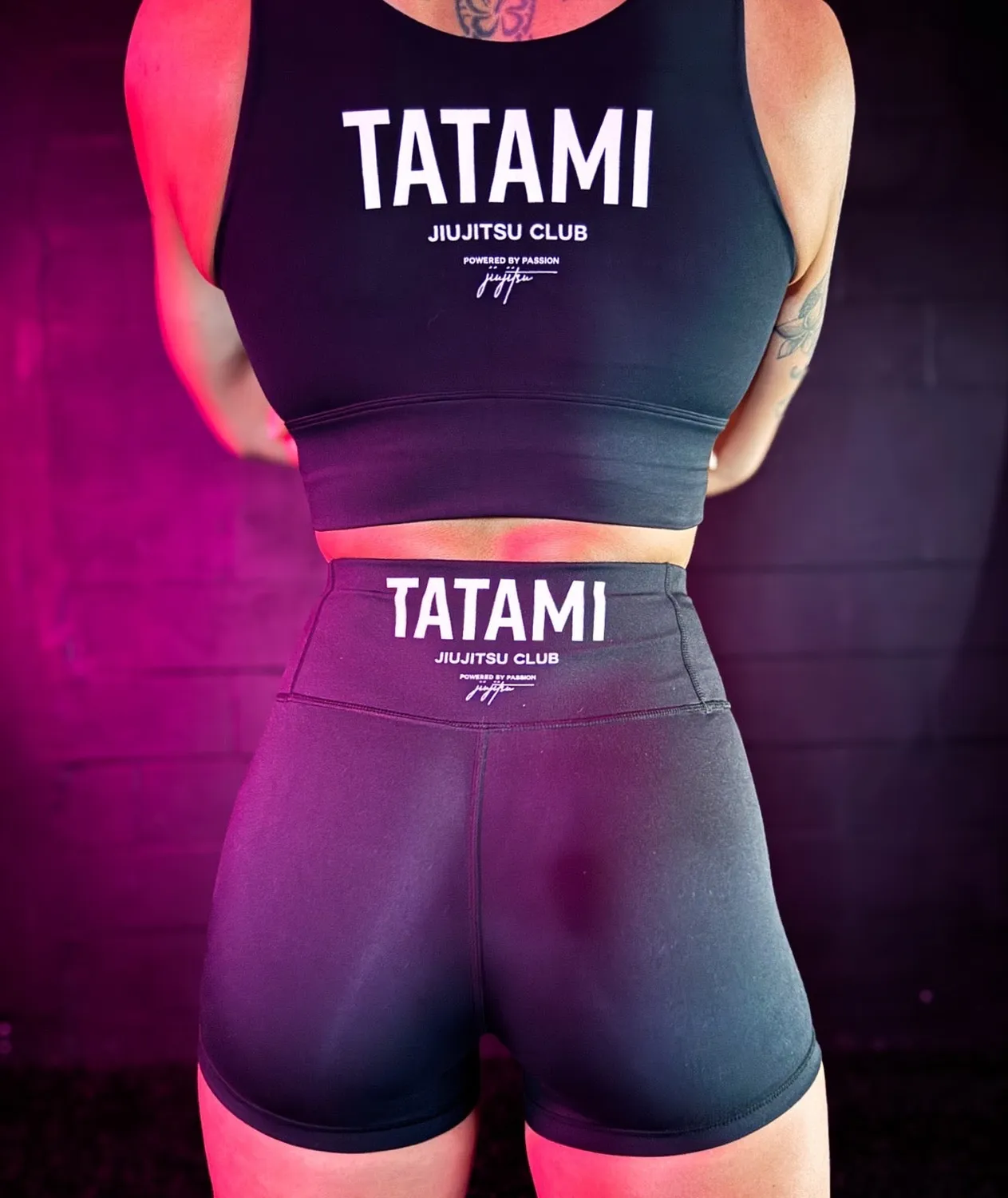 Tatami JJ Club Shorts Compressione Donna Neri
