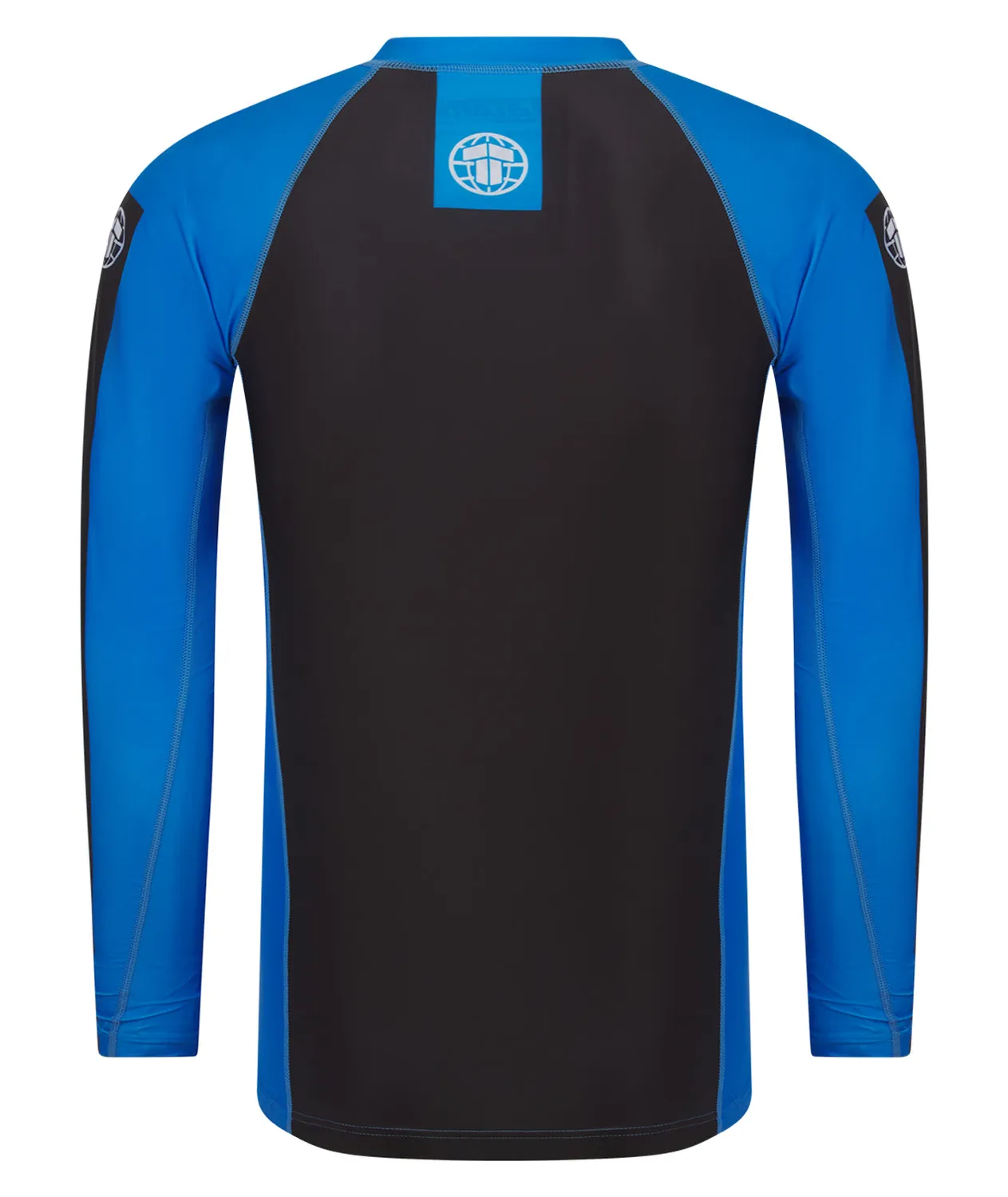 Tatami IBJJF Ranked rash guard blu manica lunga