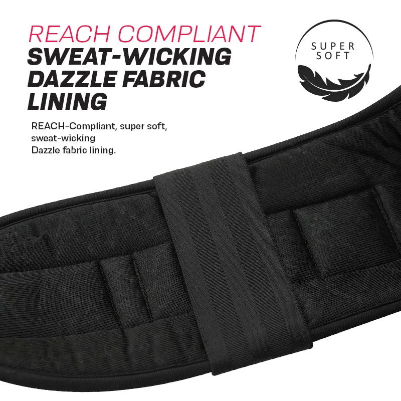 RDX Cinghia Stretching Gambe Nera Cordura Comfort
