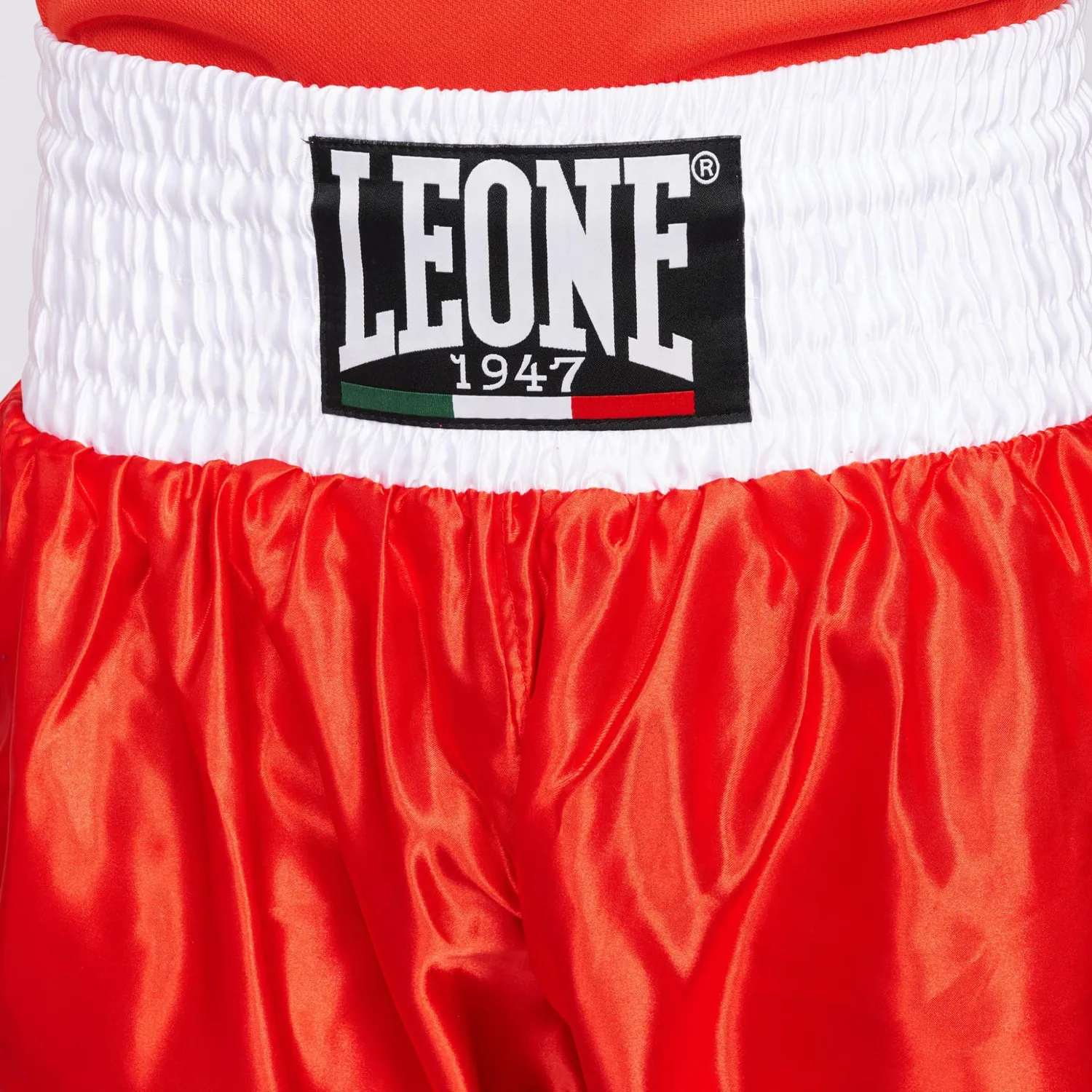 Leone 1947 AB737 pantaloncini boxe in satin blu