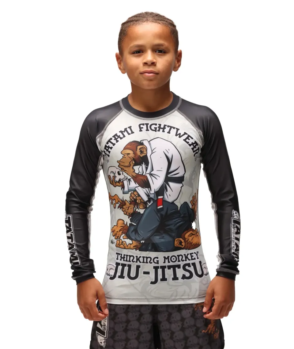 Tatami Thinker Monkey rash guard bambino manica lunga
