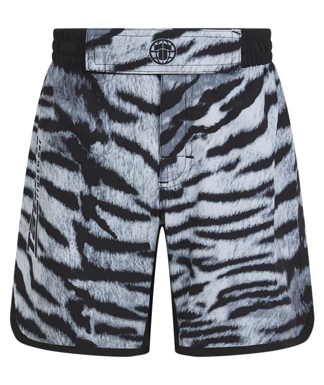 Tatami Recharged Grey Tiger pantaloncini grappling bimbo riciclati