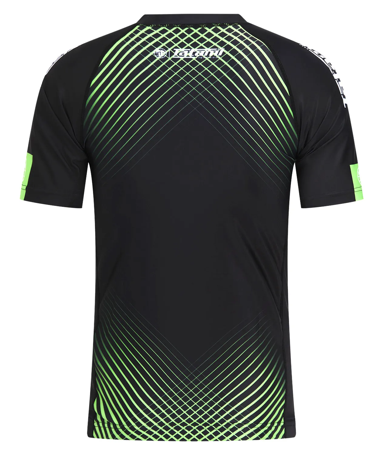 Tatami Vortex rash guard verde manica corta riciclata