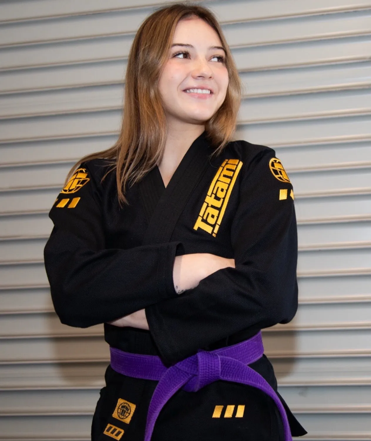 Tatami Pro Series Kimono BJJ Donna Nero Oro