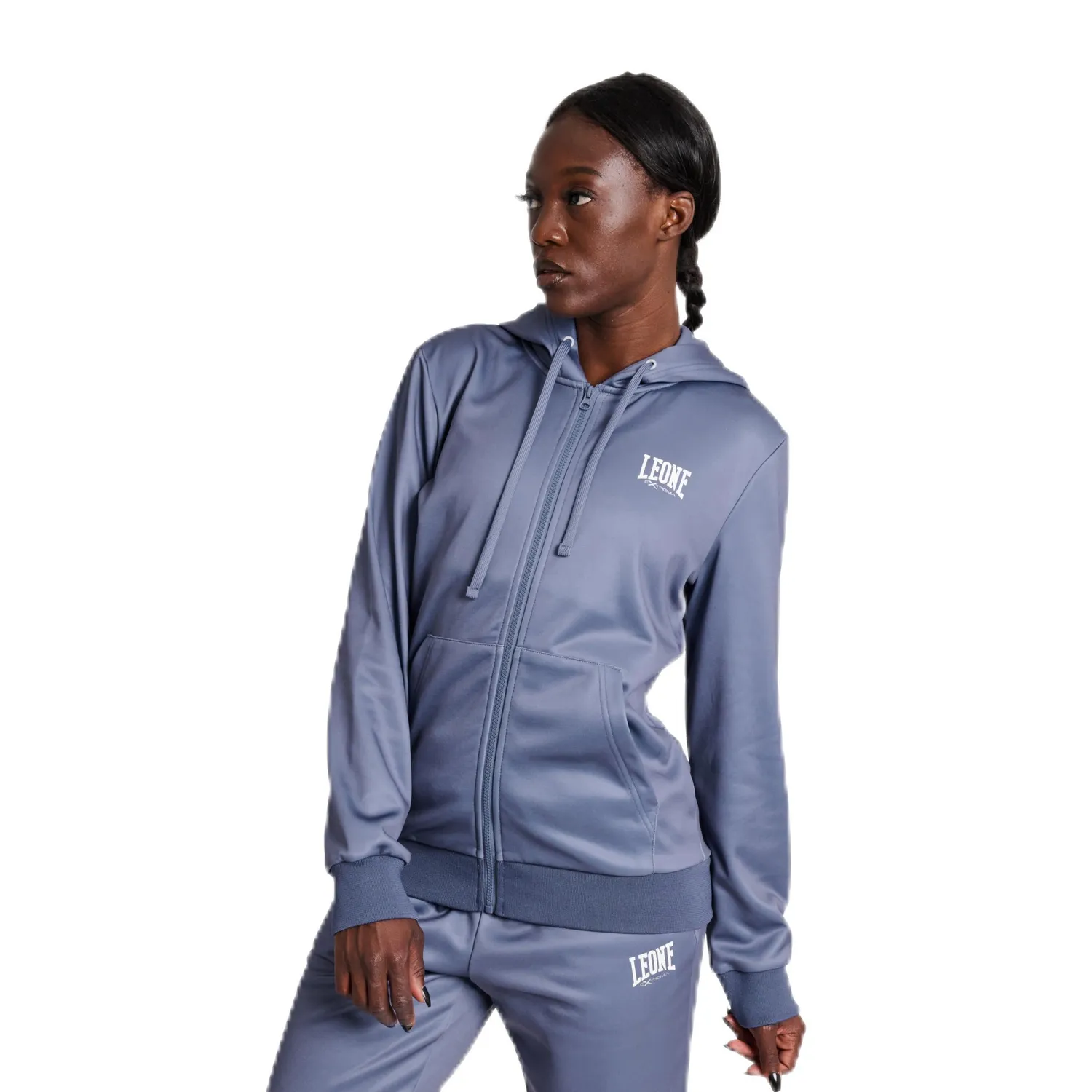 Leone1947 Logo ABX154 felpa con cappuccio donna taglia S
