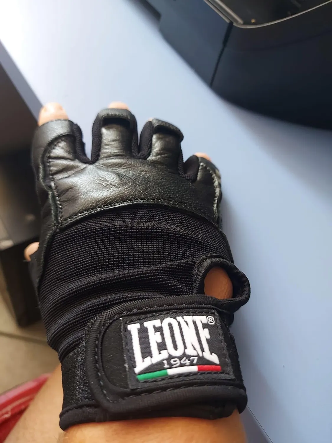 Leone1947 AB713 Guanti Palestra Pelle Taglia L