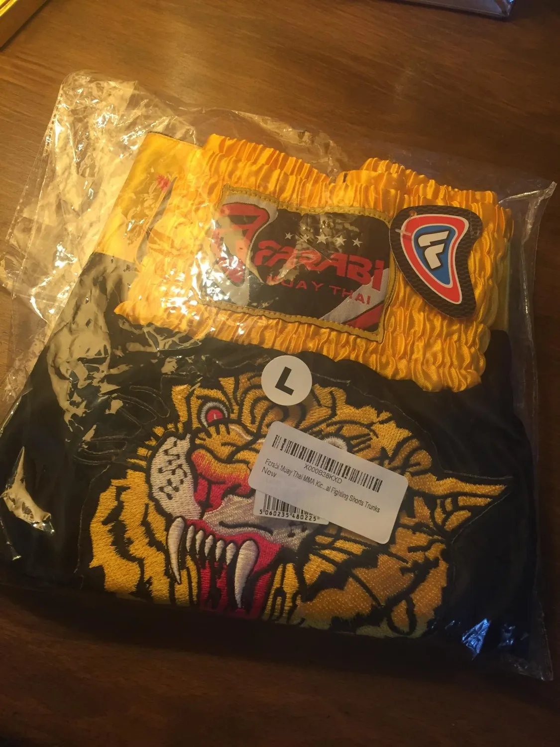 Farabi pantaloncini muay thai XL corto allenamento