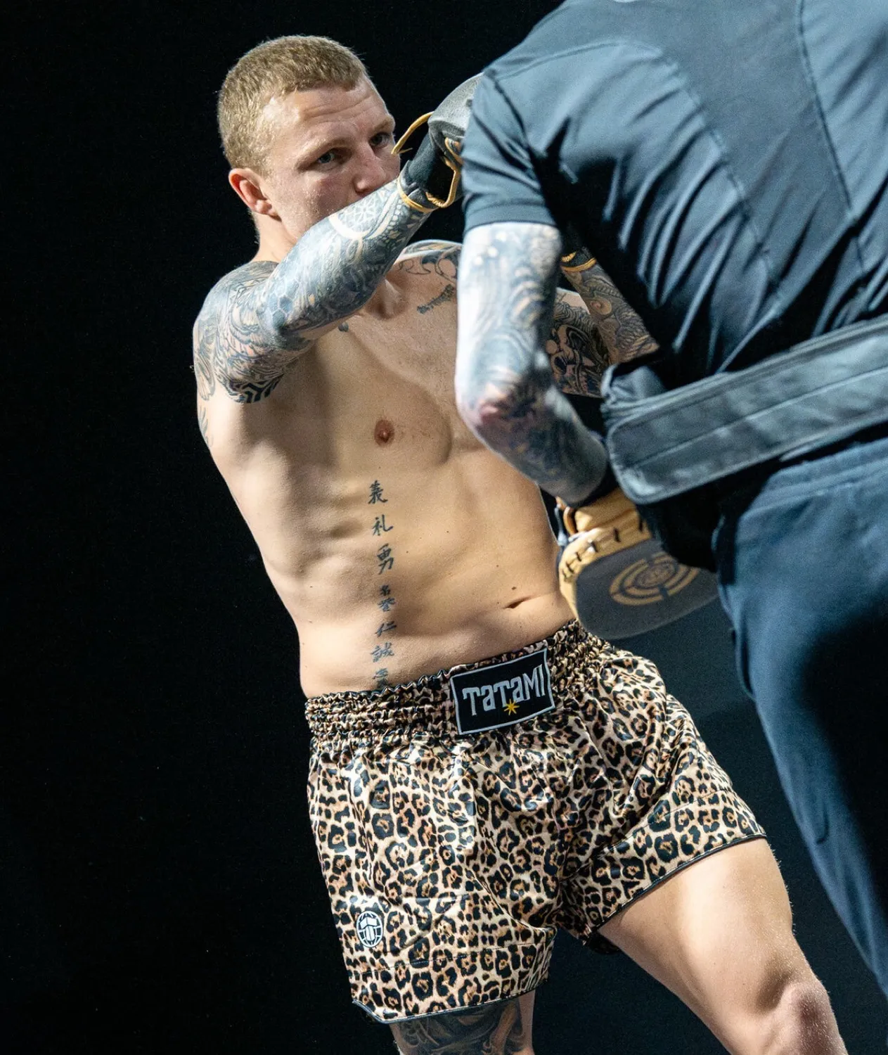 Tatami Fightwear Leopard pantaloncini muay thai fantasia uomo