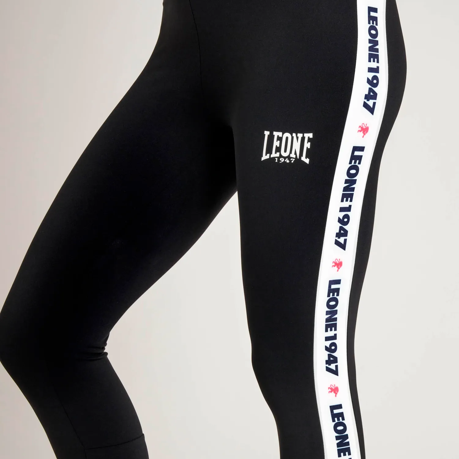 Leone1947 ABX210 leggings donna blu scuro elasticizzati