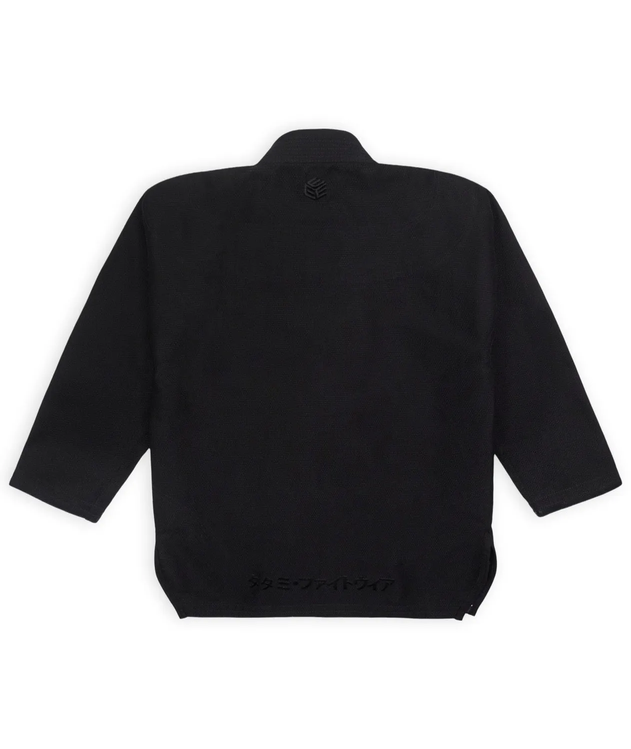 Tatami Estilo Black Label Kimono BJJ Nero Black on Black