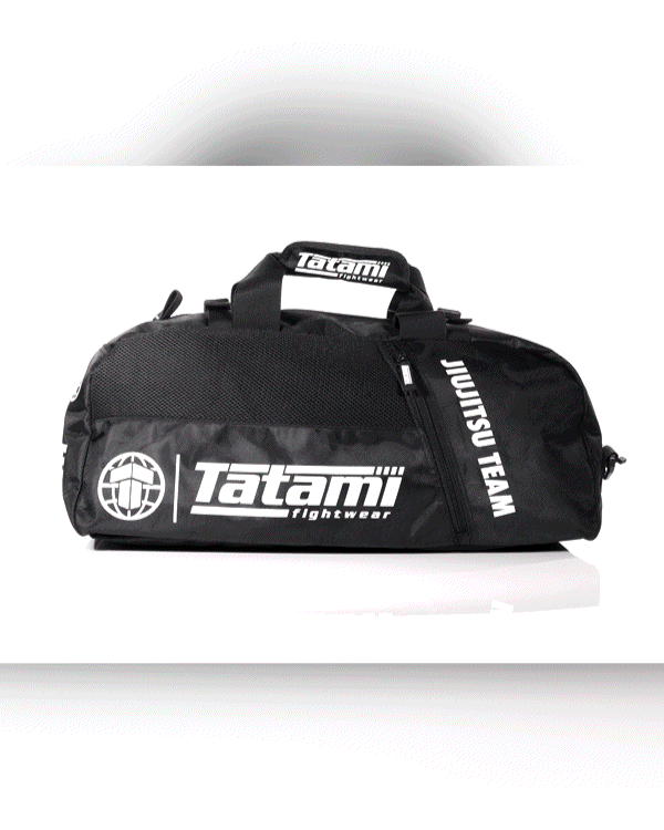 Tatami Jiu Jitsu Gear Bag Borsone Nero 35L