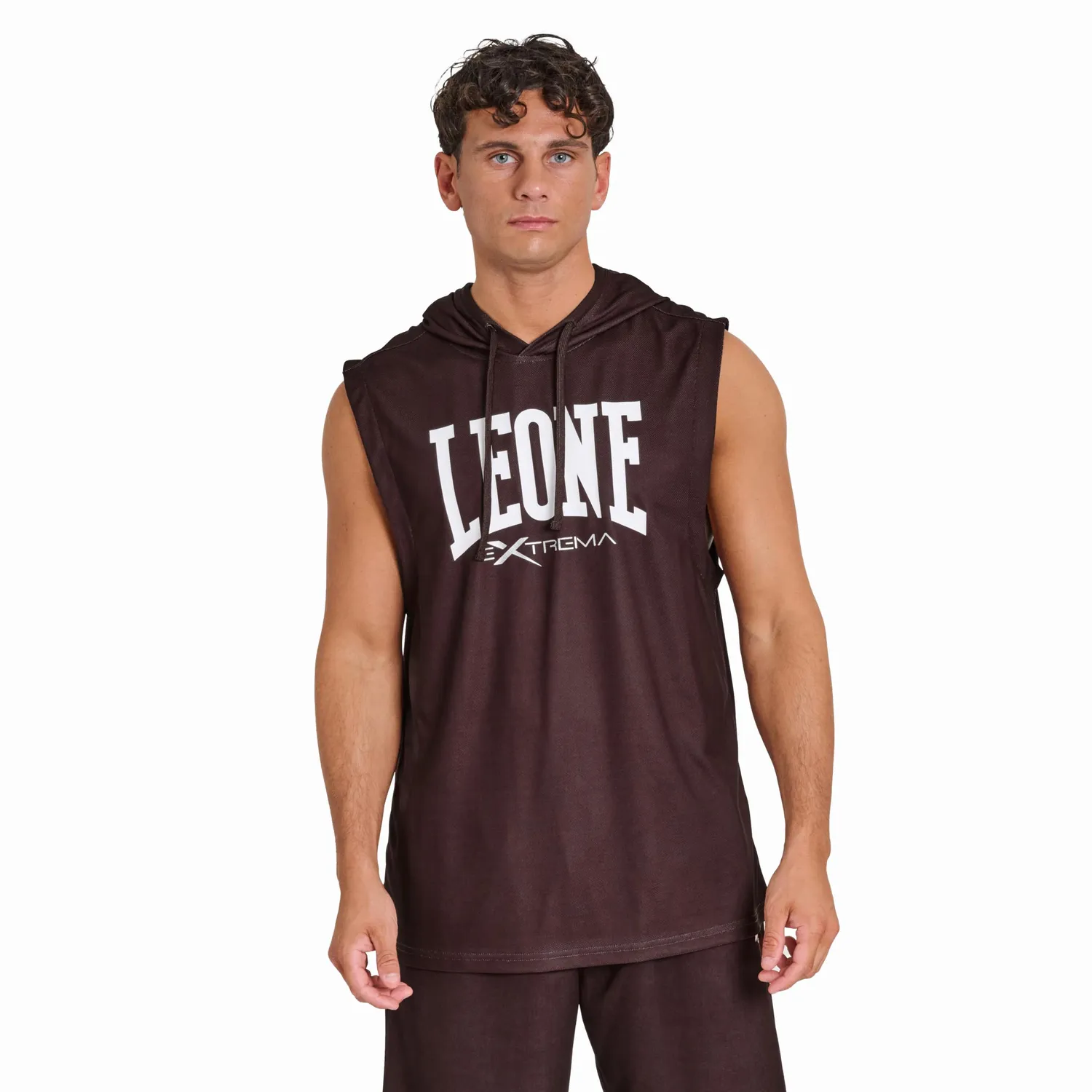 Leone1947 Logo ABX110 Smanicato Cappuccio Nero outdoor