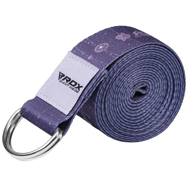 RDX F19 Cinghia Yoga Cotone 243 cm D-Ring Nera