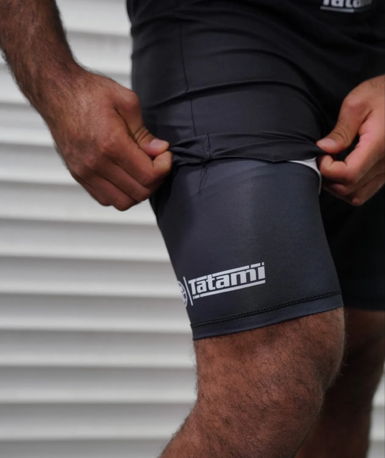 Tatami Dual Layer shorts grappling uomo neri doppio strato